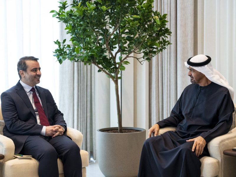 رئيس الدولة يبحث مع وزير الخارجية السوري العلاقات الأخوية بين البلدين 
