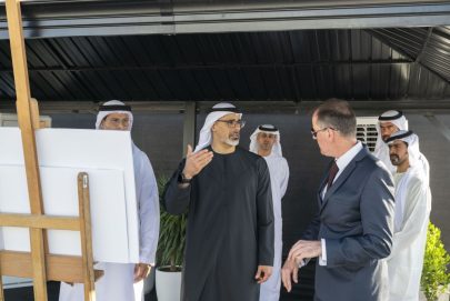 خالد بن محمد بن زايد يشهد إطلاق مشروع “دار الفنون أبوظبي” بالقرب من المنطقة الثقافية في السعديات