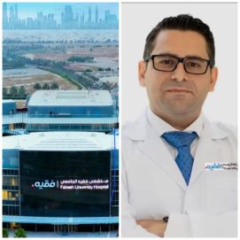 “فقيه الجامعي في دبي” يعالج صبي روسي من ورم جذع الدماغ بالليزر