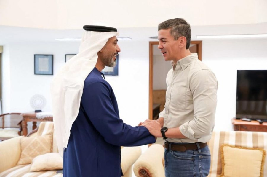 رئيس باراغواي يستقبل رئيس جهاز الإمارات للمحاسبة