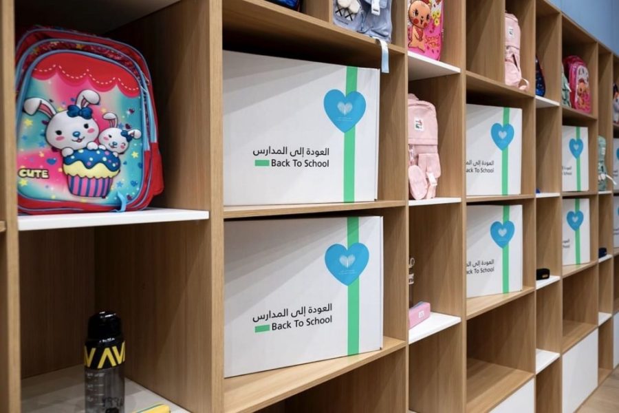 “مؤسسة القلب الكبير” تدعم 3,000 طالب وطالبة في غزة ومصر