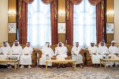 سيف بن زايد يعزي بوفاة حرم محمد بن بطي آل حامد