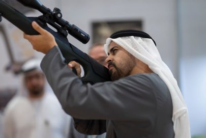 ذياب بن محمد بن زايد يزور معرض أبوظبي للصيد والفروسية بدورته الـ 23
