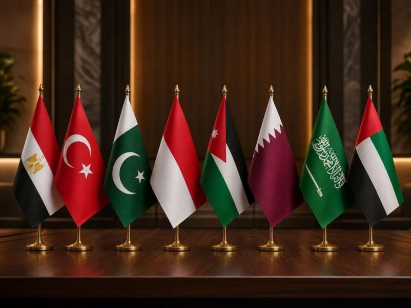 بيان مشترك لوزراء خارجية دولة الإمارات والسعودية وقطر والأردن وإندونيسيا وباكستان وتركيا ومصر
