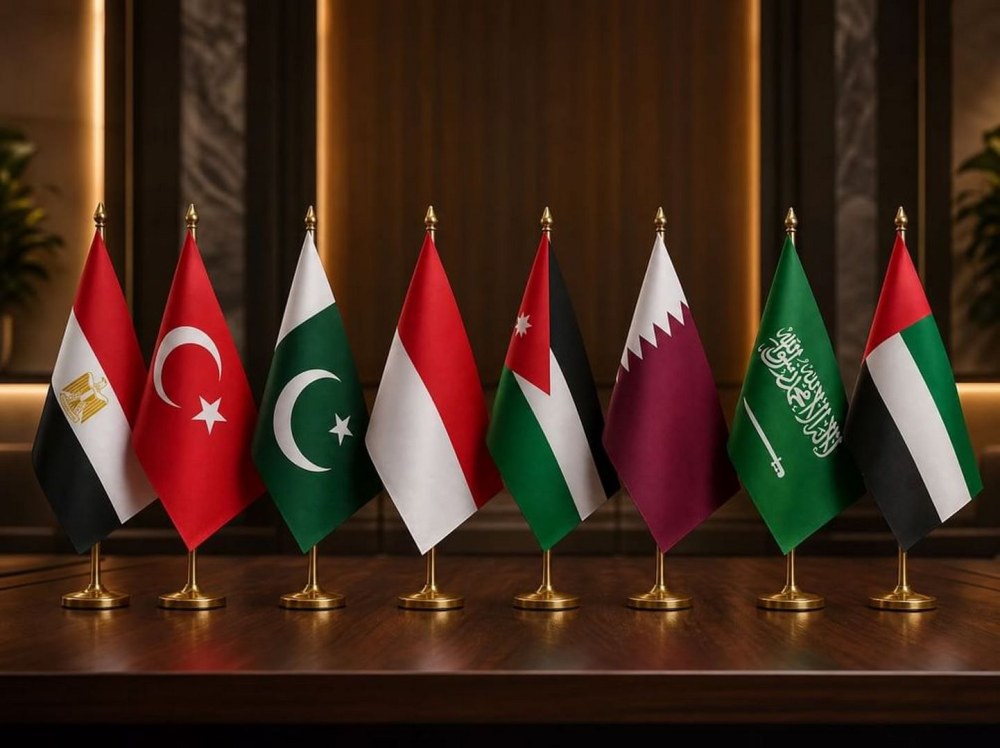 بيان مشترك لوزراء خارجية دولة الإمارات والسعودية وقطر والأردن وإندونيسيا وباكستان وتركيا ومصر