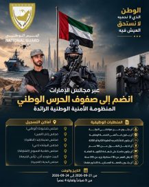 الحرس الوطني يفتح آفاق الالتحاق أمام المواطنين عبر مجالس الإمارات