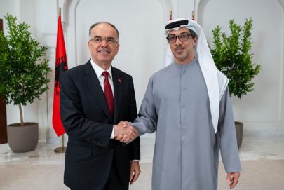 منصور بن زايد والرئيس الألباني يبحثان سبل تعزيز العلاقات الثنائية بين البلدين