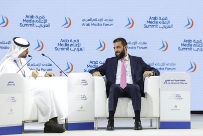 ‏بحضور أحمد بن محمد .. الرئيس السوري يشارك الحضور في قمة الإعلام العربي 2026 في دبي رؤية شاملة حول مستقبل بلاده والمنطقة