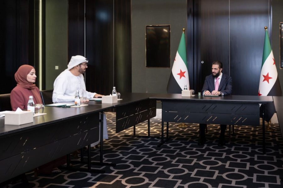 الرئيس السوري يطلع على منظومة العمل الحكومي في الإمارات