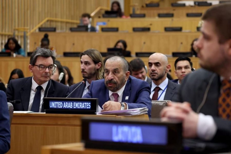 دولة الإمارات تؤكد أهمية سلاسل الإمداد والتجارة الدولية وتدفقات الطاقة في تعزيز السلام والأمن