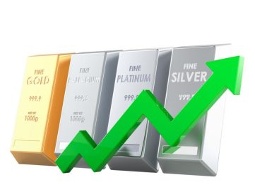 ارتفاع أسعار الذهب والمعادن النفيسة الأخرى