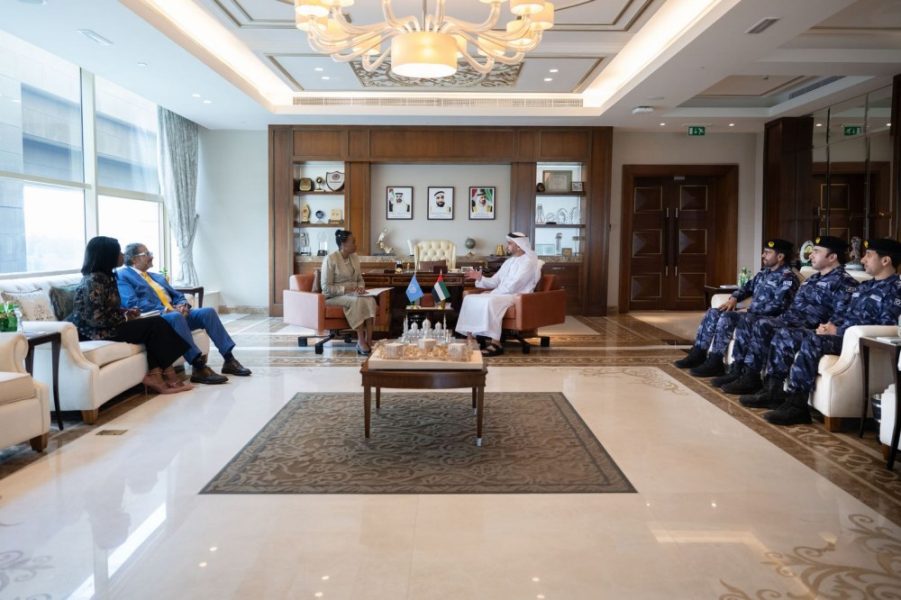 سيف بن زايد يلتقي المديرة التنفيذية لمكتب الأمم المتحدة المعني بالمخدرات والجريمة