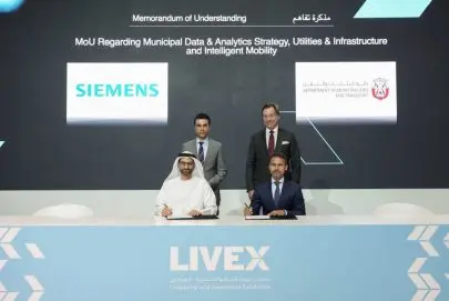 شراكة بين دائرة البلديات والنقل و”سيمنس” لتطوير البنية التحتية الرقمية والتنقل الذكي في أبوظبي