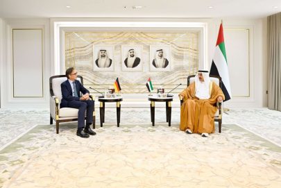 صقر غباش يبحث مع السفير الألماني تعزيز التعاون البرلماني والشراكة الإستراتيجية بين البلدين
