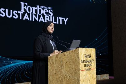 آمنة الضحاك تفتتح قمة فوربس الشرق الأوسط لقادة الاستدامة في أبوظبي
