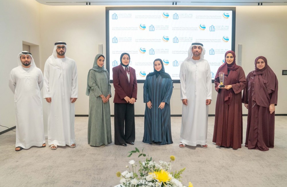 الموانئ والجمارك والمنطقة الحرة تفوز بجائزة أفضل محتوى إبداعي 2025