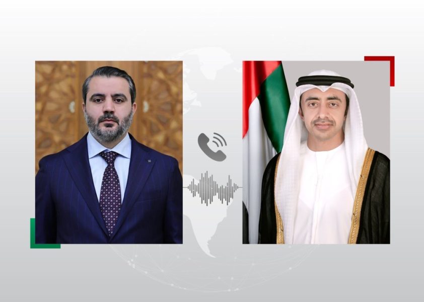 عبدالله بن زايد ووزير الخارجية السوري يبحثان هاتفياً المستجدات الإقليمية