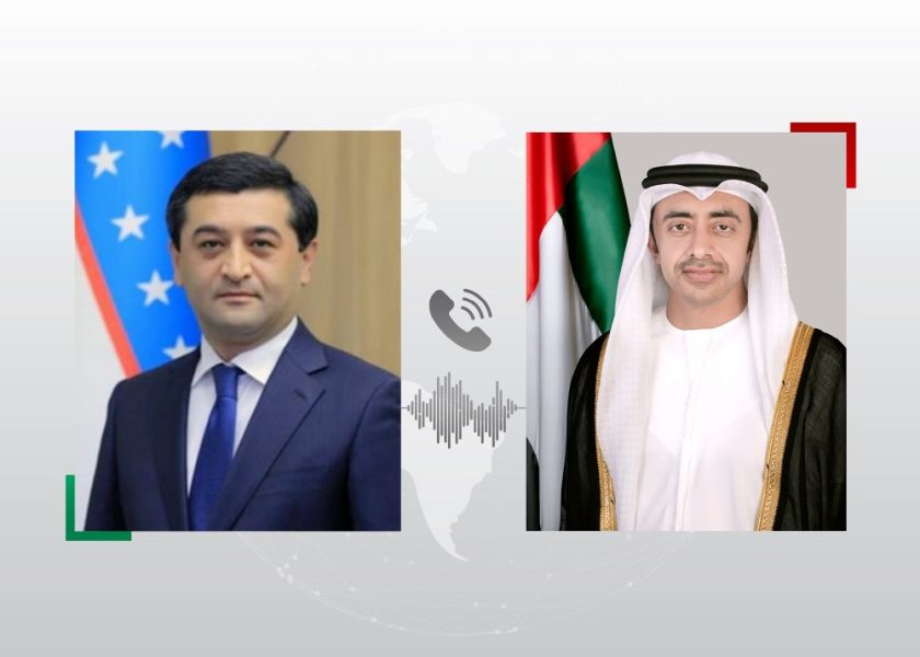 عبدالله بن زايد ووزير خارجية أوزبكستان يبحثان هاتفيا العلاقات الثنائية والمستجدات الإقليمية