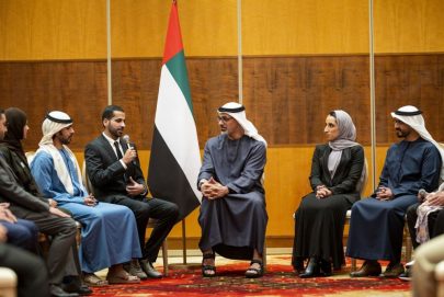ولي عهد أبوظبي يلتقي عدداً من الطلبة الإماراتيين المبتعثين