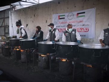 “الفارس الشهم 3” تواصل جهودها الإنسانية لدعم سكان غزة